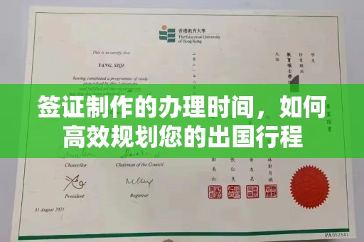 桃城签证制作的办理时间，如何高效规划您的出国行程